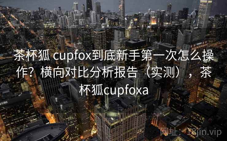 茶杯狐 cupfox到底新手第一次怎么操作？横向对比分析报告（实测），茶杯狐cupfoxa