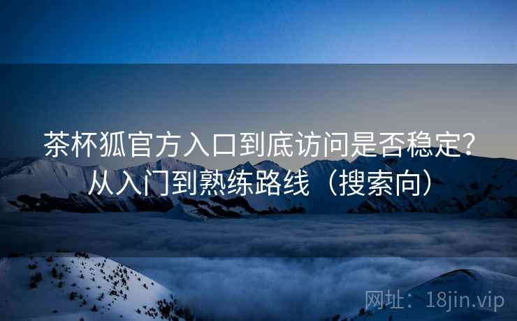 茶杯狐官方入口到底访问是否稳定？从入门到熟练路线（搜索向）