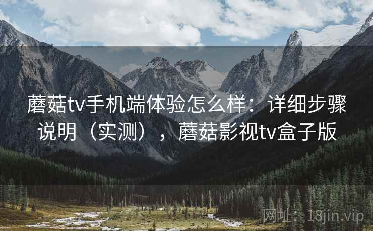 蘑菇tv手机端体验怎么样：详细步骤说明（实测），蘑菇影视tv盒子版