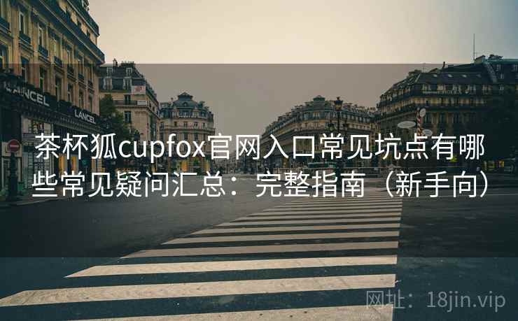 茶杯狐cupfox官网入口常见坑点有哪些常见疑问汇总：完整指南（新手向）