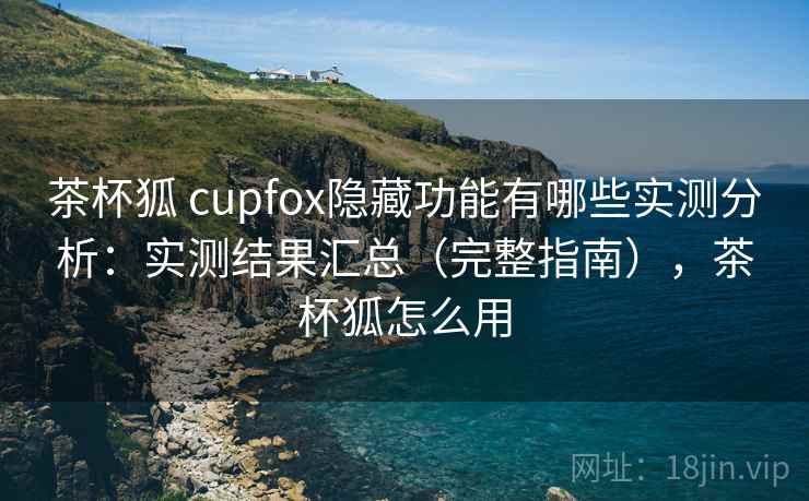 茶杯狐 cupfox隐藏功能有哪些实测分析：实测结果汇总（完整指南），茶杯狐怎么用