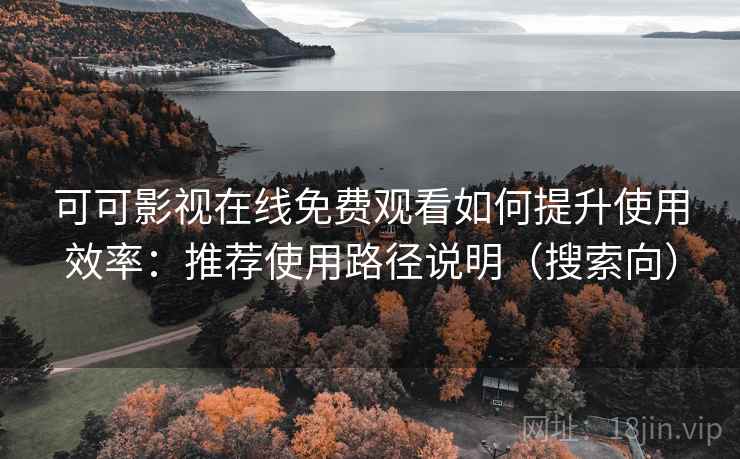 可可影视在线免费观看如何提升使用效率：推荐使用路径说明（搜索向）